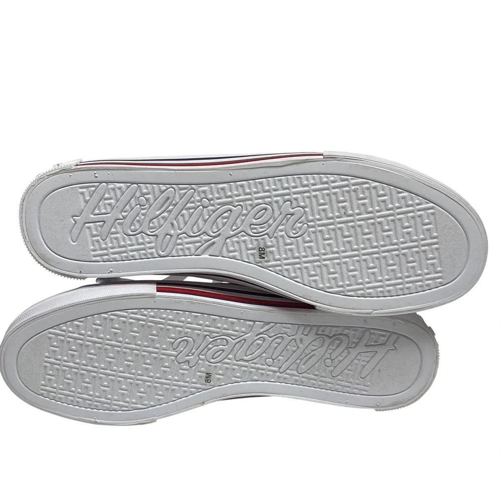 Tommy Hilfiger Lestiel Lace-Up Faux Leather Casual Sneaker 8M‎ NEW